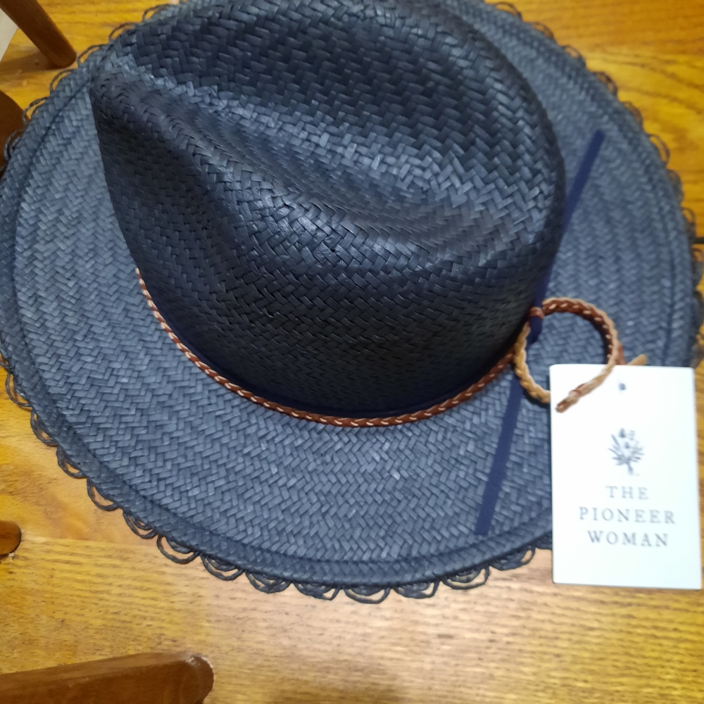 The Pioneer Woman Straw Fedora Hat